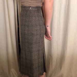 Vintage wool pencil skirt